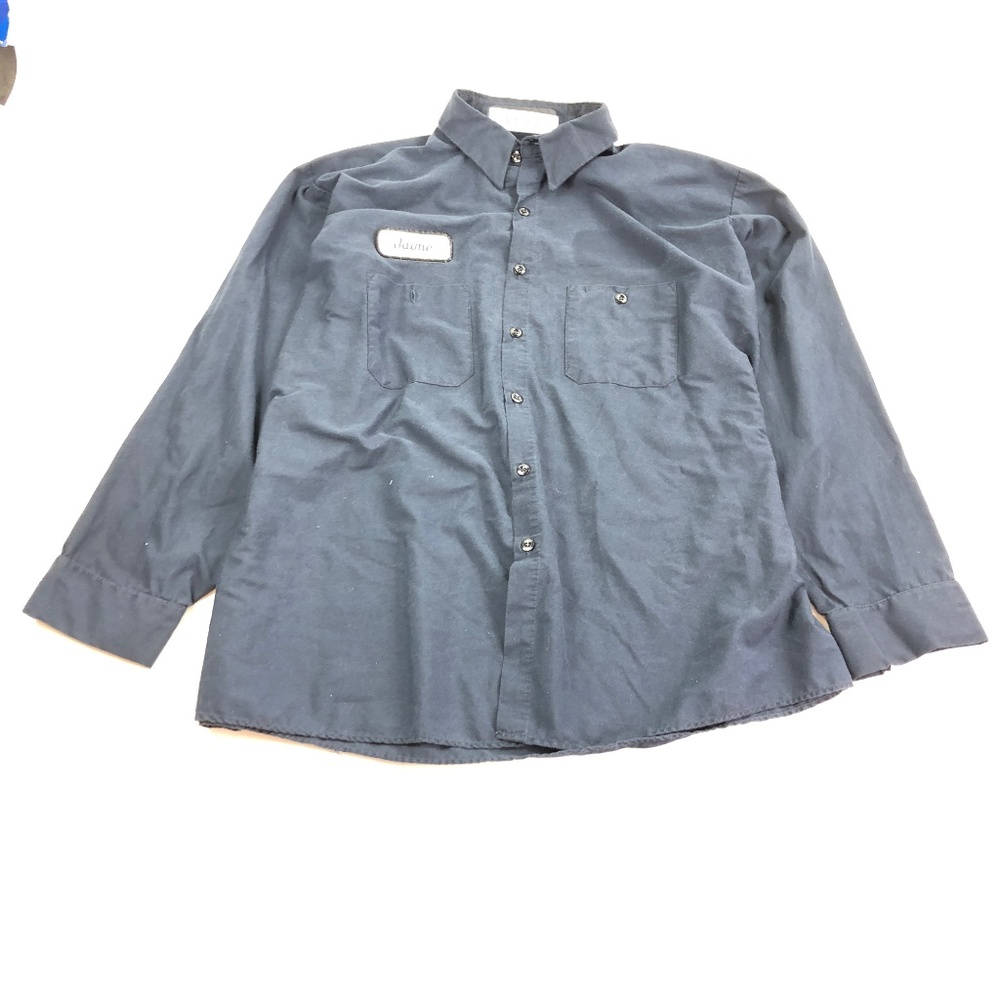 Men’s Work Shirt Button-Down Shirt Sz XXL N114